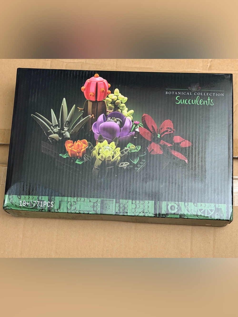 Botanical Collection Succulents Flowers Garden NEW Lego Compatible Toy Set - Picture 2 of 6
